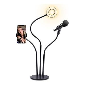 Aro De Luz Ring Light Iqual A31 Soporte Celular Y Mic