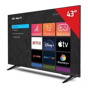 Smart Tv Roku Full Hd 43 Pulgada Aoc 43s5135 1080p Dolby Tda