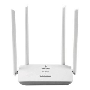 Router Inalambrico Wifi Noga Wr08 4 Antenas 300mbps Wps Gtia Blanco