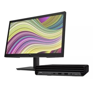 Pc Hp Pro Desk 400 G9 Mini I5 12500 8gb 512gb + Monitor P22v