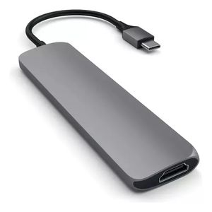 Hub Adaptador 4 En 1 Usb-c Hdmi Satechi Slim A00193 4k 60w