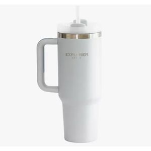 Vaso Termico Quencher 1,18 Lts Explorer Apolo Sin Bpa Blanco