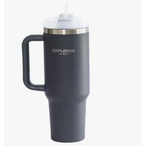 Vaso Termico Quencher 1,18 Litros Explorer Apolo Acero Gris