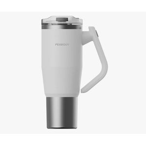 Vaso Termico Mug Peabody Pe-mg1200 1200 Ml Doble Tapa Blanco