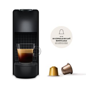 Cafetera Automatica Nespresso Essenza Mini C Capsulas 19 Bar Negro