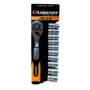 Set Juego De Llave Crique Lusqtoff Jbl11-8 1/2 + 10 Tubos