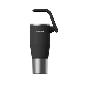Vaso Termico Mug Peabody Pe-mg1200n 1,2l Doble Tapa Negro