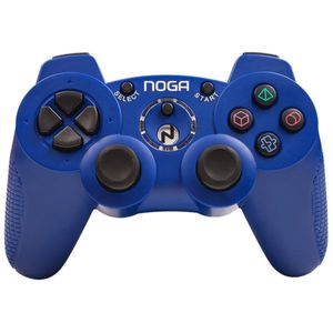 Joystick Noga Ng-3003 Playstation Ps3 Dual Shock azul