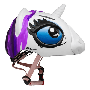 Casco Slp Niños Proteccion Bici Rollers Unicornio Vo2 Violet