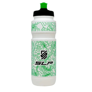 Botella Caramañola 750ml Para Bicicleta Slp 2025 Con Porta Verde
