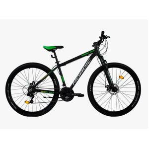Bicicleta Mtb Rodado 29 Nordic X2.0 T20 21v Shimano Aluminio Negro con verde