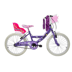 Bicicleta Infantil Niña Peretti Cross Rodado 20 Con Rueditas