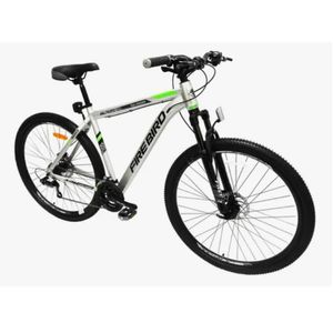 Bicicleta Mtb R29 Firebird 21 Vel Shimano T18 Gris con verde